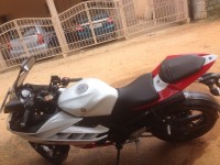 White And  Red Yamaha YZF R15 V2