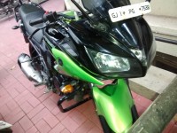 Black With Green Yamaha Fazer