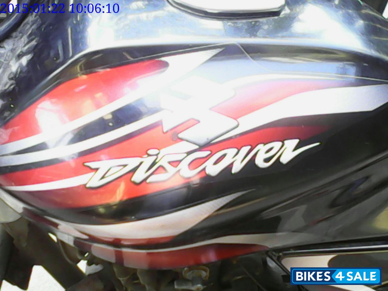 Black With Red Sticker Bajaj Discover 100 DTS-Si