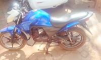Blue Honda CB Twister