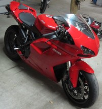 Red Ducati Superbike 1198