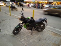 Black Green Yamaha FZ-S