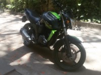 Black And Green Yamaha FZ16