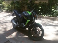 Black And Green Yamaha FZ16