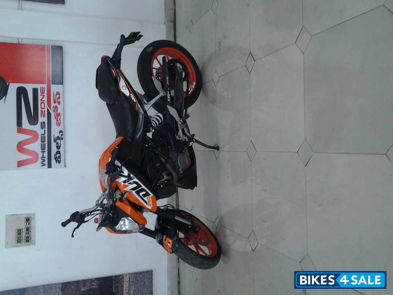 Orange And Black KTM Duke 200