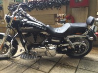 Black Harley Davidson Dyna FXDC Super Glide Custom