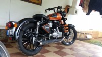 Black Customized Royal Enfield Classic 350