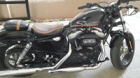 Black Harley Davidson XL 1200X Forty-Eight