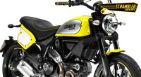 Yellow Ducati Scrambler Icon