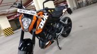 Orange Black KTM Duke 200