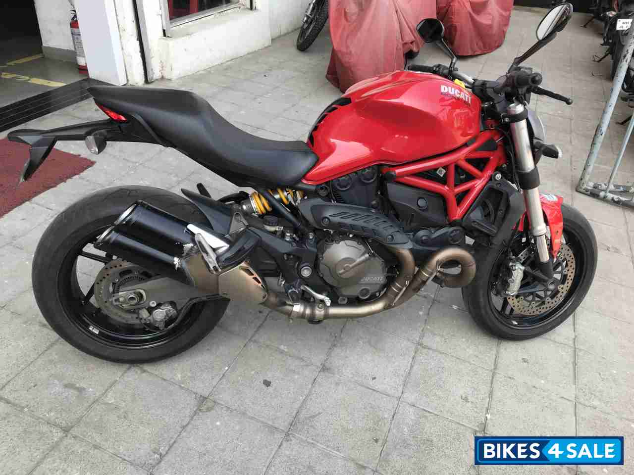 Red Ducati Monster 821