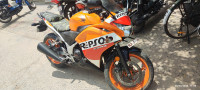 Orange Honda CBR 250R
