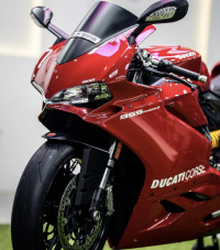 Red Ducati Panigale 959
