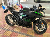 Black Kawasaki Ninja 300R