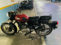 Reddish Red Royal Enfield Classic 350 Single Channel BS6