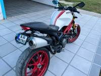 White Ducati Monster 796