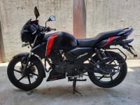 Black And Red TVS Apache RTR 160