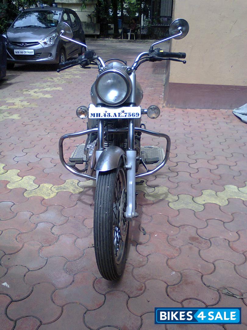 Silver Royal Enfield Bullet Electra Twinspark Silver Royal Enfield Bullet Electra Twinspark