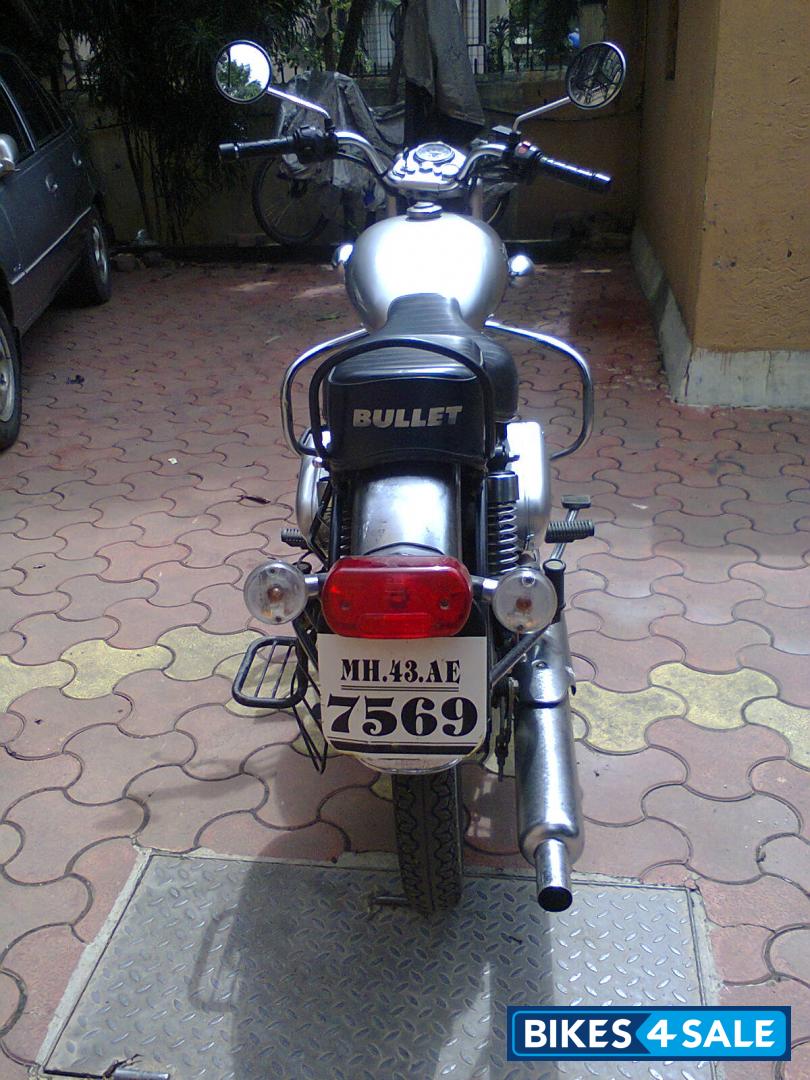 Silver Royal Enfield Bullet Electra Twinspark Silver Royal Enfield Bullet Electra Twinspark