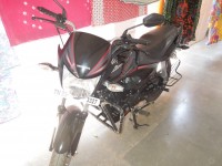 Black With Red Honda CB Shine