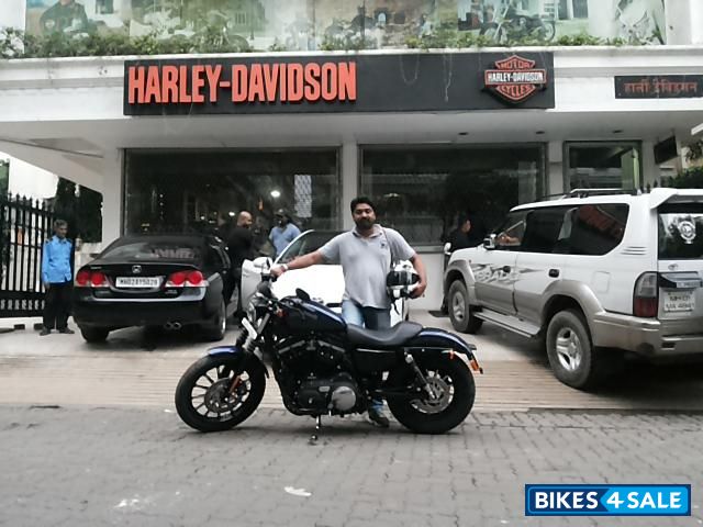 Metallic Blue Harley Davidson Iron 883