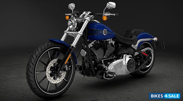 Blue, Black Harley Davidson