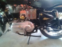 Black With Golden Linings Royal Enfield Bullet Standard 350