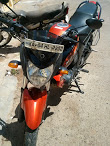 Orange Yamaha FZ-S