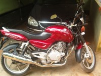 Red Bajaj Pulsar 150 DTSi