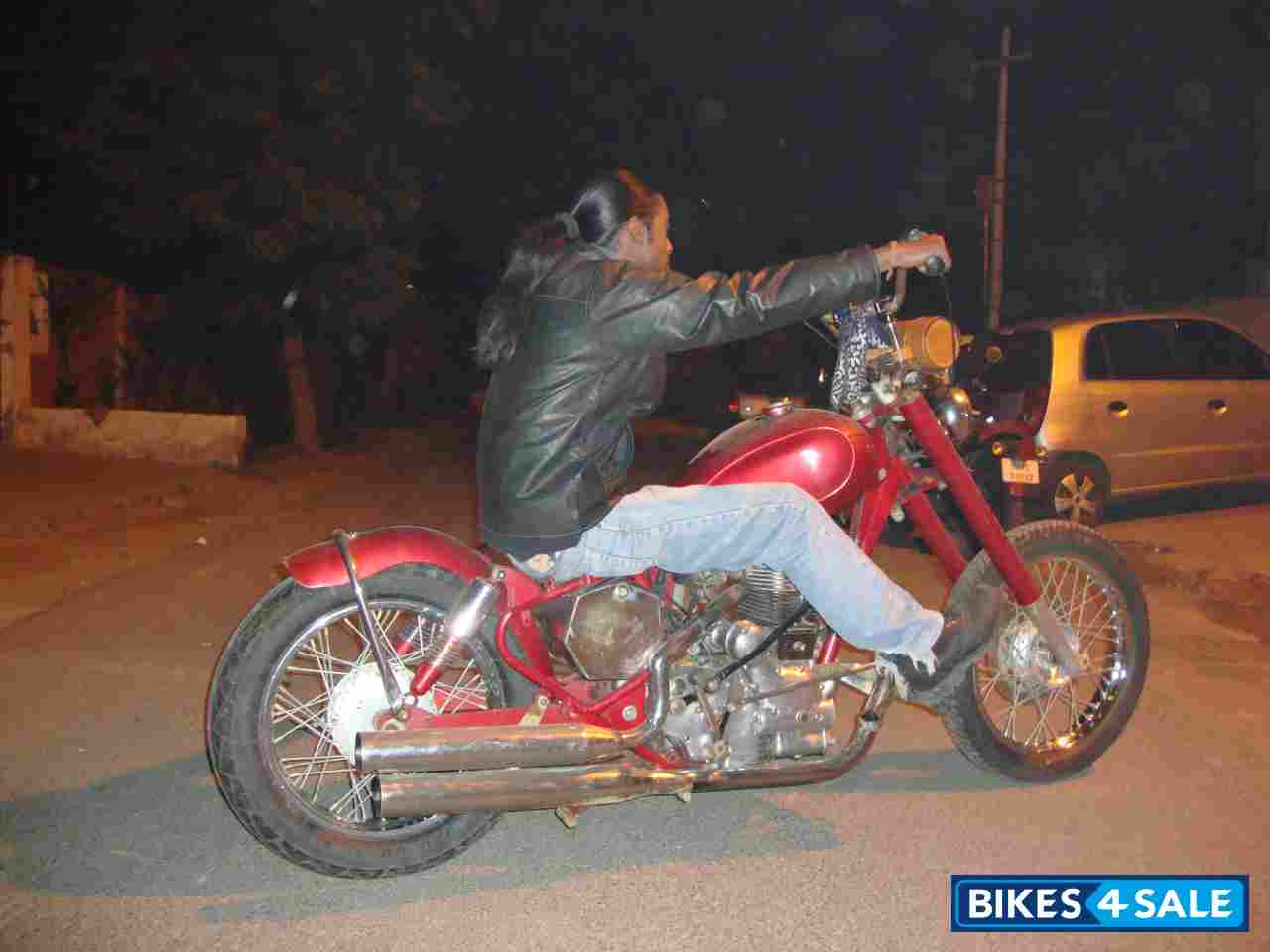 Cherry Red Modified Bike Cherry Red Modified Bike