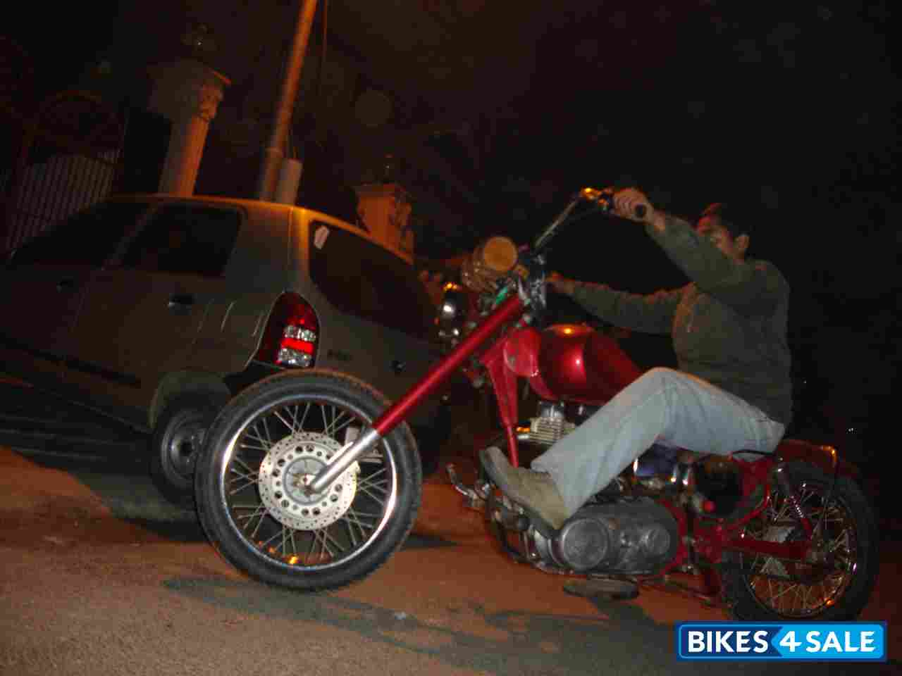 Cherry Red Modified Bike Cherry Red Modified Bike