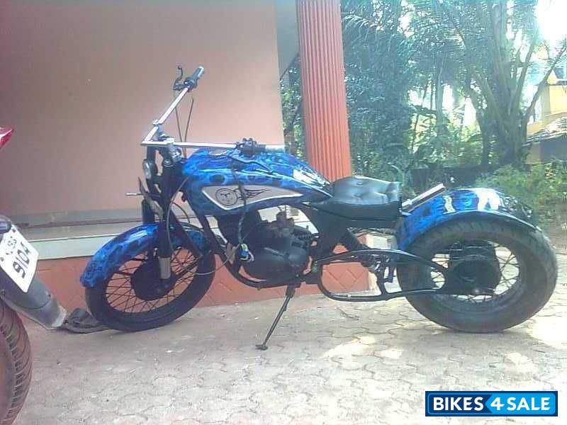 Blue/black Modified Bike
