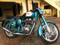Greenish Royal Enfield Classic 500