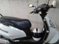 White Suzuki Access 125