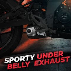 Bajaj Pulsar N160 Dual Channel ABS - Sporty and Precision-crafted Exhaust System