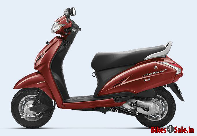 Honda Activa 3G - Rust Red Metallic Colour