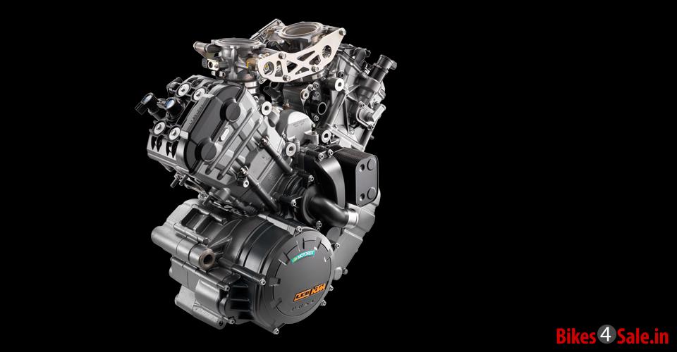 Engine of KTM 1290 Super Duke R