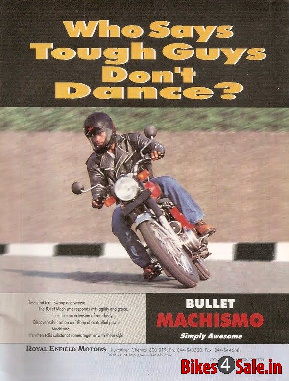 Royal Enfield Bullet Machismo 350 Old - First model of Bullet Machismo. Advertisement