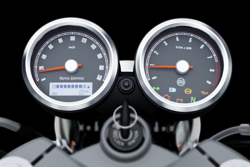 Royal Enfield Continental GT 650 - Instrument cluster