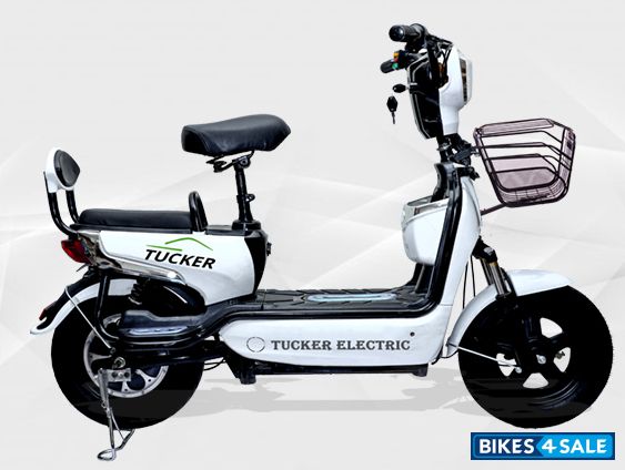 Tucker City Ride E-Moped - White