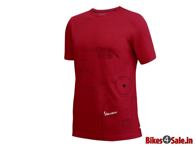 Vespa India Merchandise Men T-Shirt