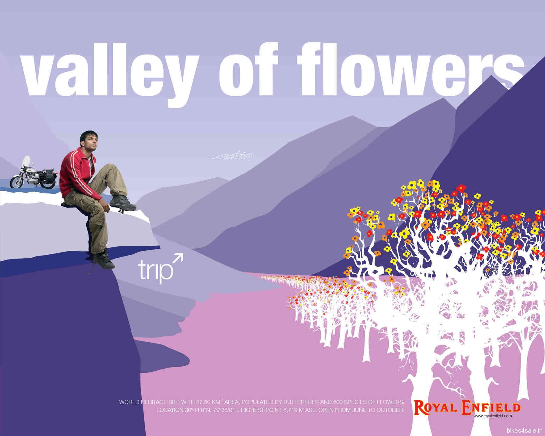 Royal Enfield Trip Valley Of Flowers