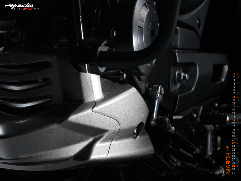 TVS Apache RTR 160 FI Calendar Photos