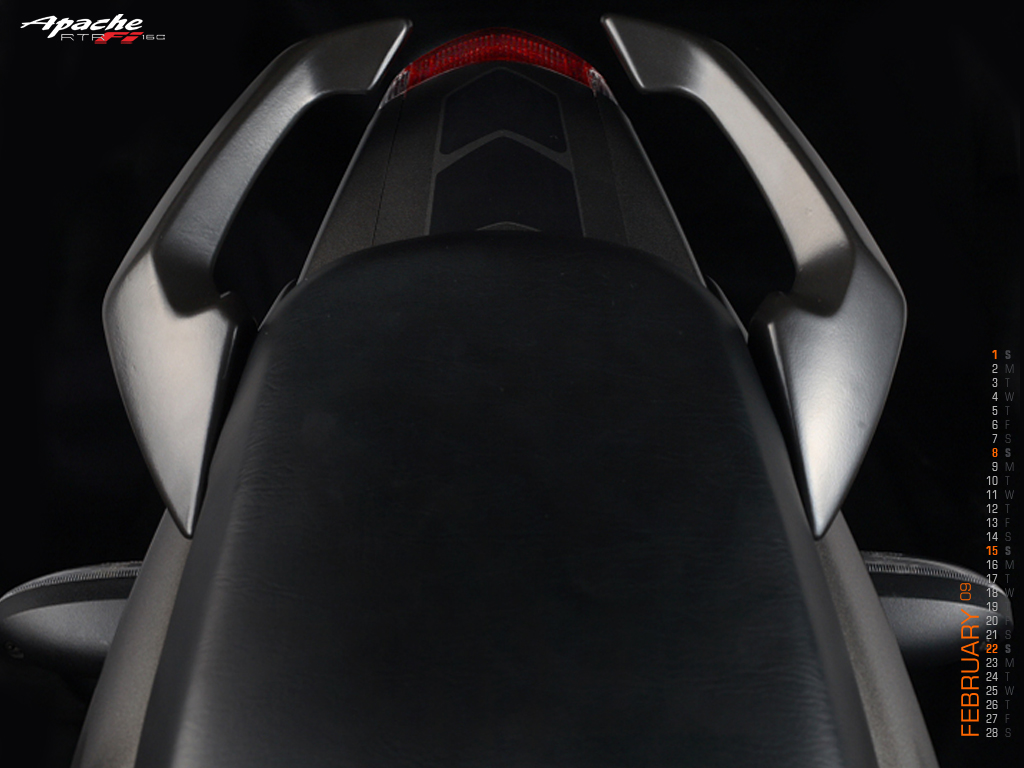 TVS Apache RTR 160 FI Calendar Photos