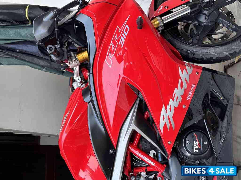 Fiery Red TVS Apache RR 310