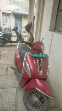 Red Bajaj Chetak Electric