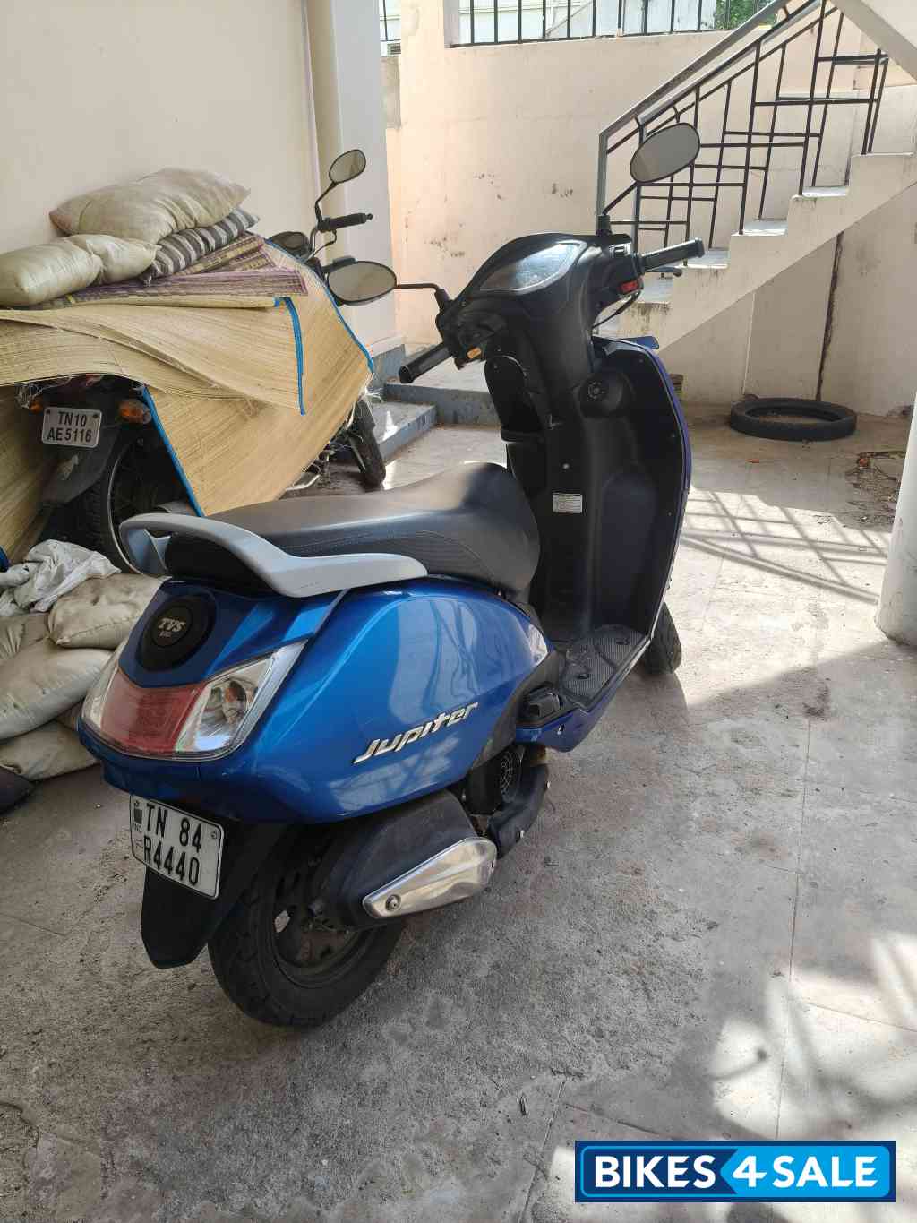 Blue TVS Jupiter Classic 110