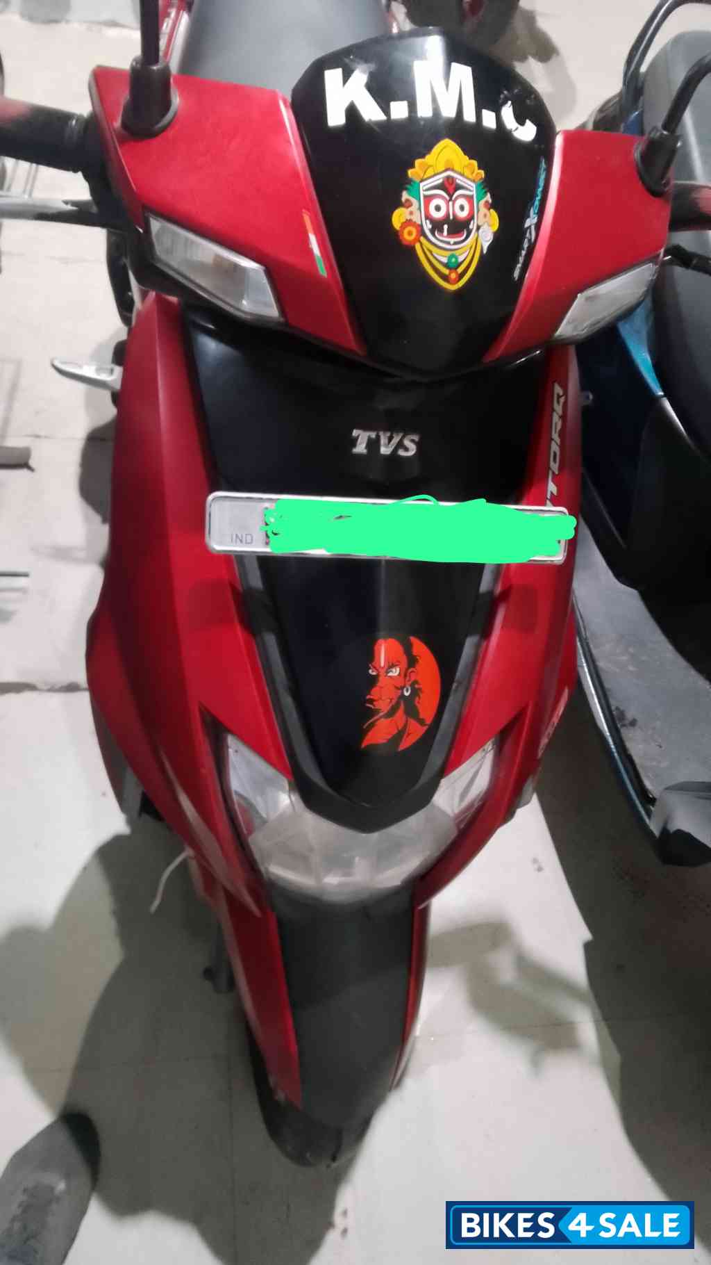 Red And Black TVS NTORQ 125 BS6