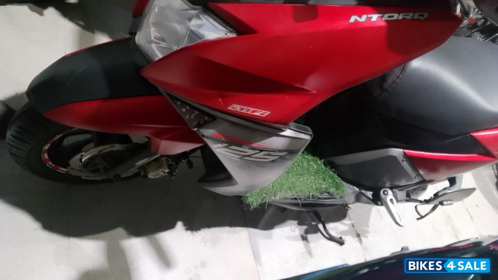Red And Black TVS NTORQ 125 BS6