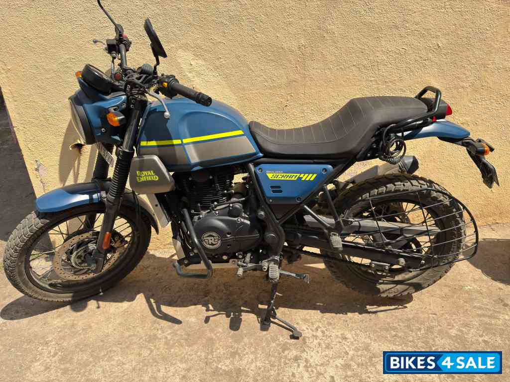 Skyline Blue Royal Enfield Scram 411